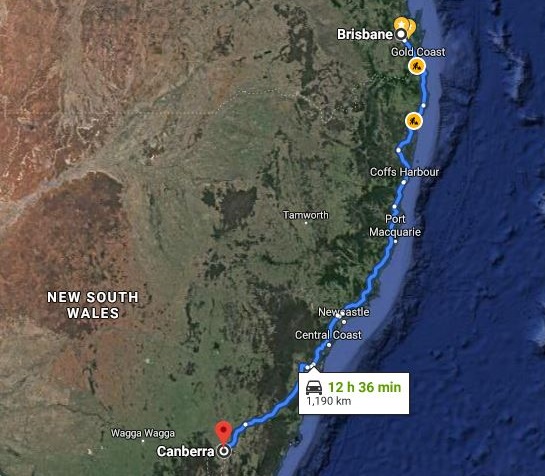 Moving Company Brisbane to Canberra